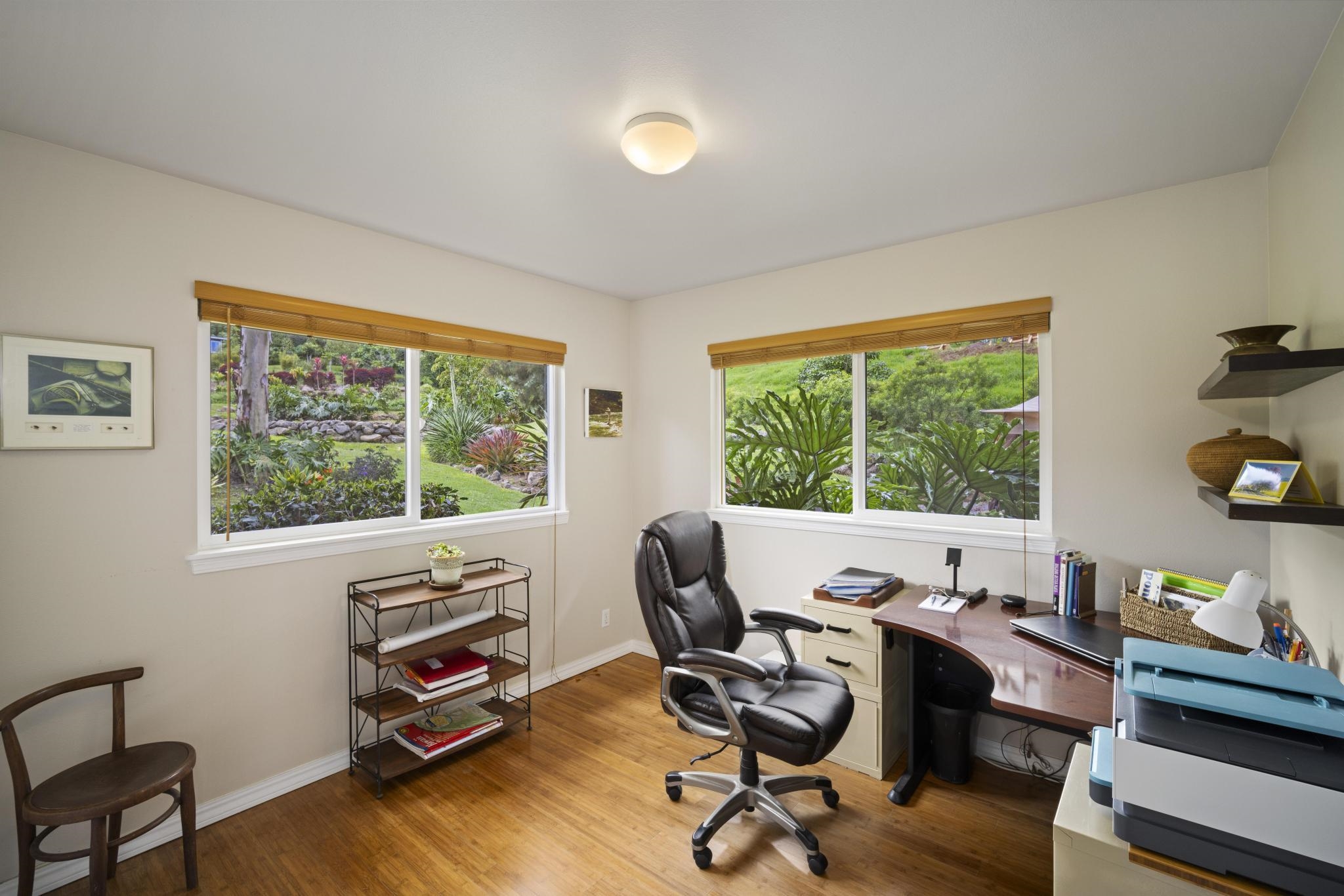 75 Ainakula Road, Unit A Kula, HI 96790 - Photo 21 of 45 a view of a workspace with furniture and a window