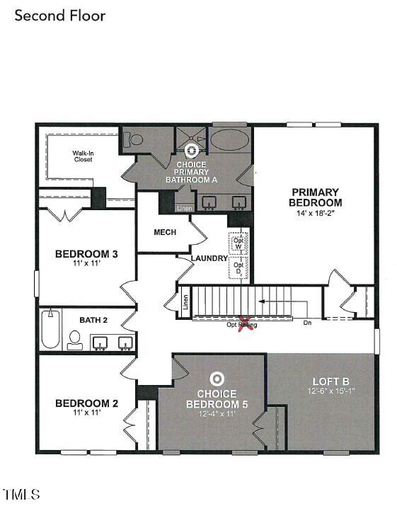 1248 Dimaggio Drive, Unit 37 Raleigh, NC 27616 - Photo 3 of 3 Second Floor