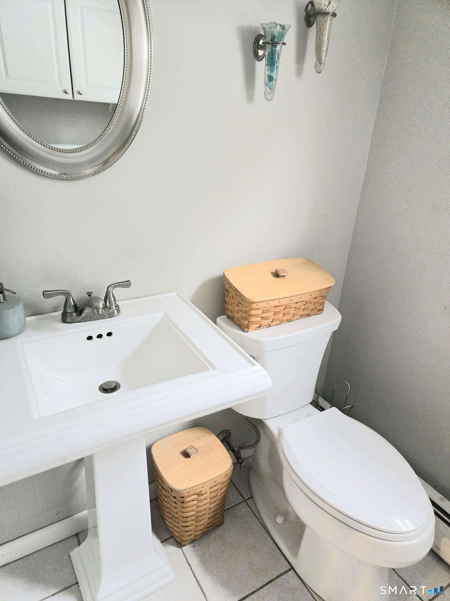 First Floor Half Bath/Laundry Room