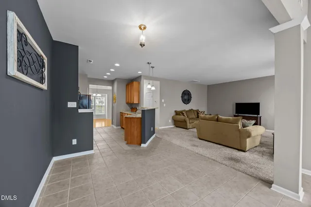 a view of kitchen and window