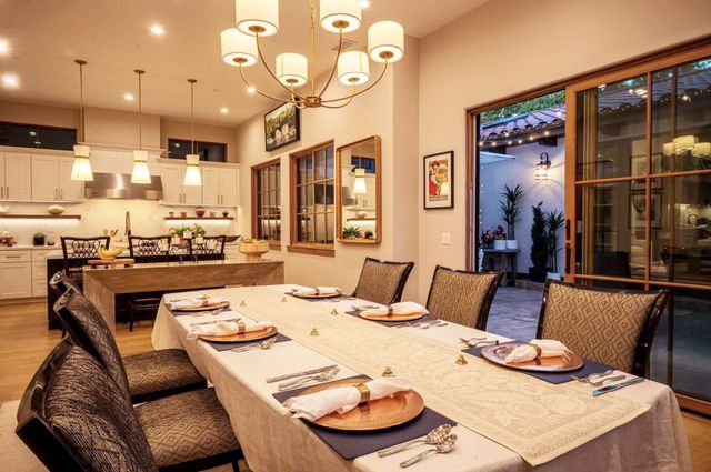 a view of a door front of the house