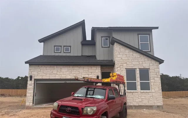 a car parked in front of house