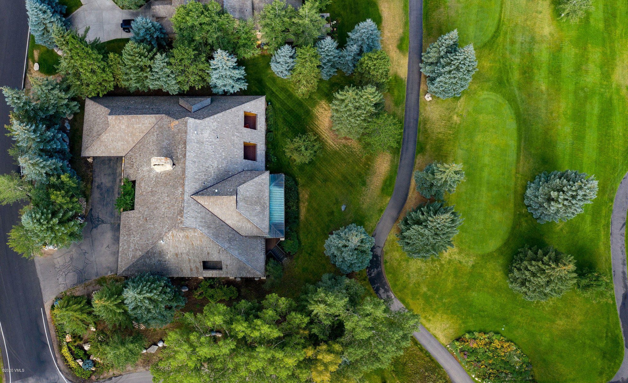 10 Bachelor Gulch Road Beaver Creek, CO 81620 - Photo 13 of 19 an aerial view of a house with a yard