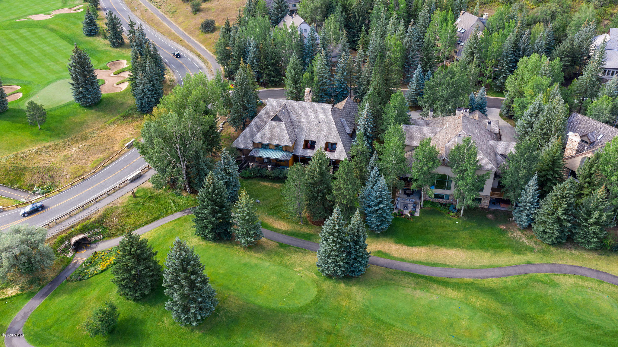 10 Bachelor Gulch Road Beaver Creek, CO 81620 - Photo 14 of 19 an aerial view of residential house with outdoor space and trees all around