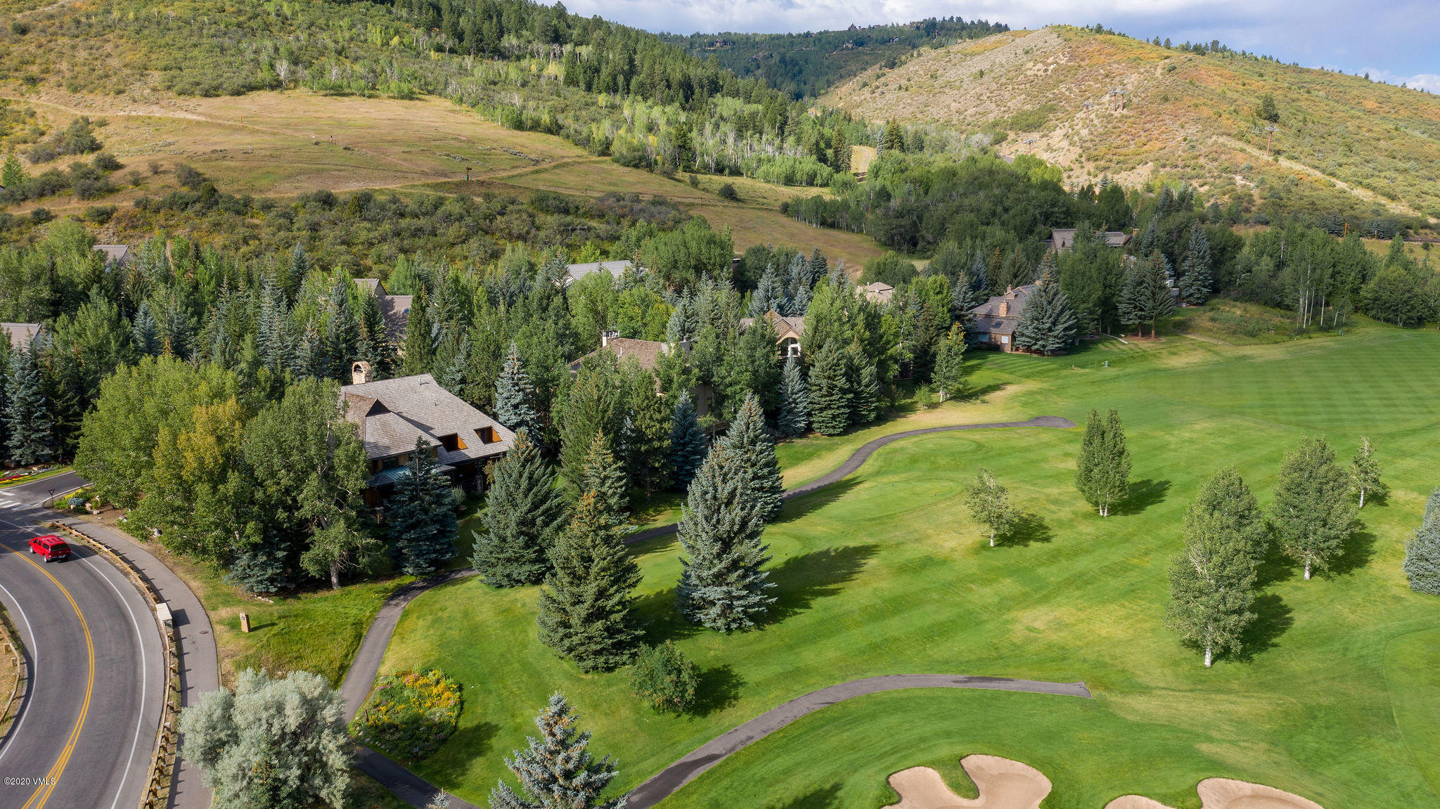10 Bachelor Gulch Road Beaver Creek, CO 81620 - Photo 18 of 19 an aerial view of residential houses with outdoor space and trees
