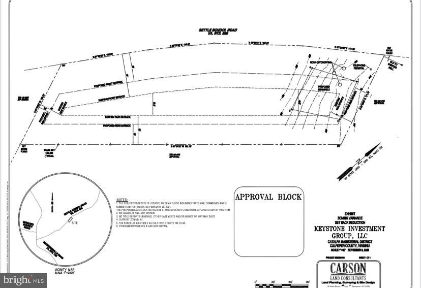 0 Settle School Road Rixeyville, VA 22737 - Photo 2 of 9 Property site plan with detailed layout.