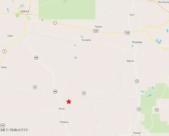 $187,500 | 122 County Road 125, Bruce, MS 38915