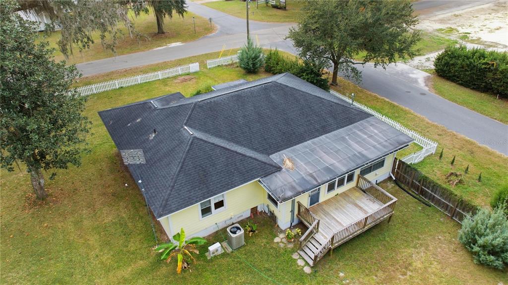 5915 Ave F McIntosh, FL 32664 - Photo 44 of 52 an aerial view of a house with a swimming pool