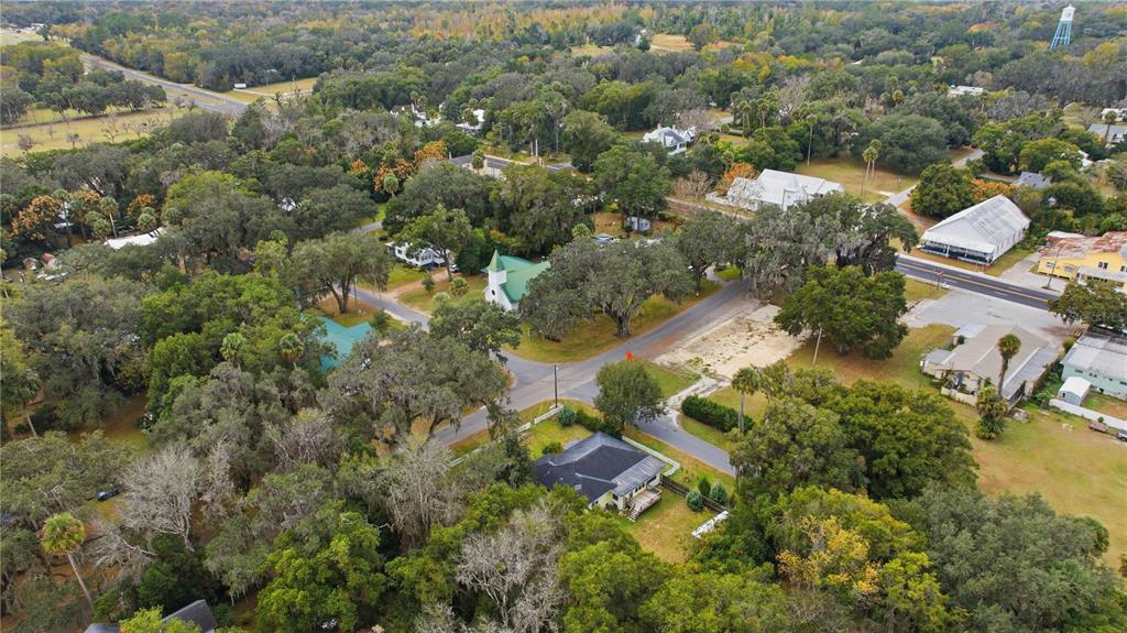 5915 Ave F McIntosh, FL 32664 - Photo 49 of 52 an aerial view of residential houses with outdoor space and trees