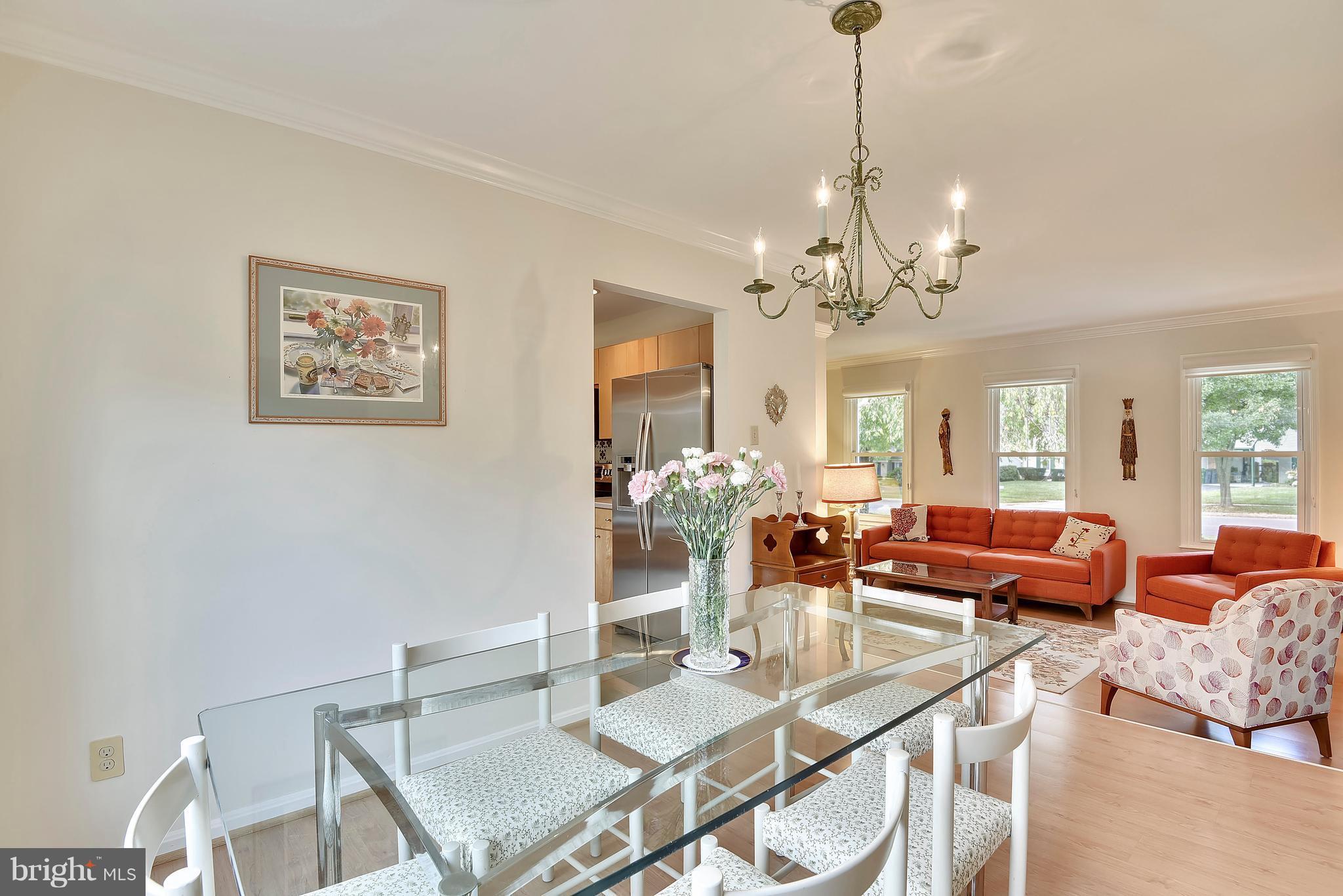 9 Treworthy Road Gaithersburg, MD 20878 - Photo 11 of 30 Dining Room w/ view into Living Room