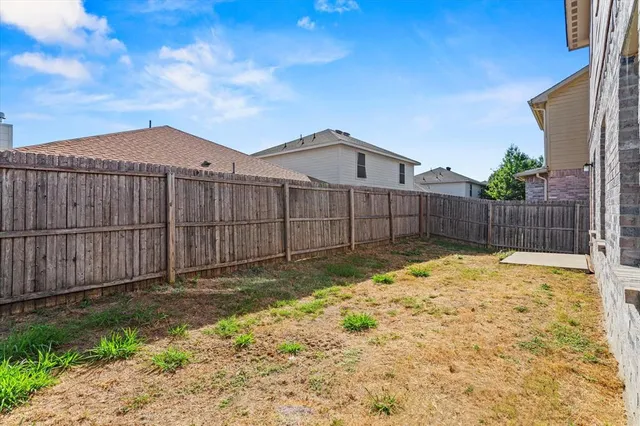 a view of wooden fence