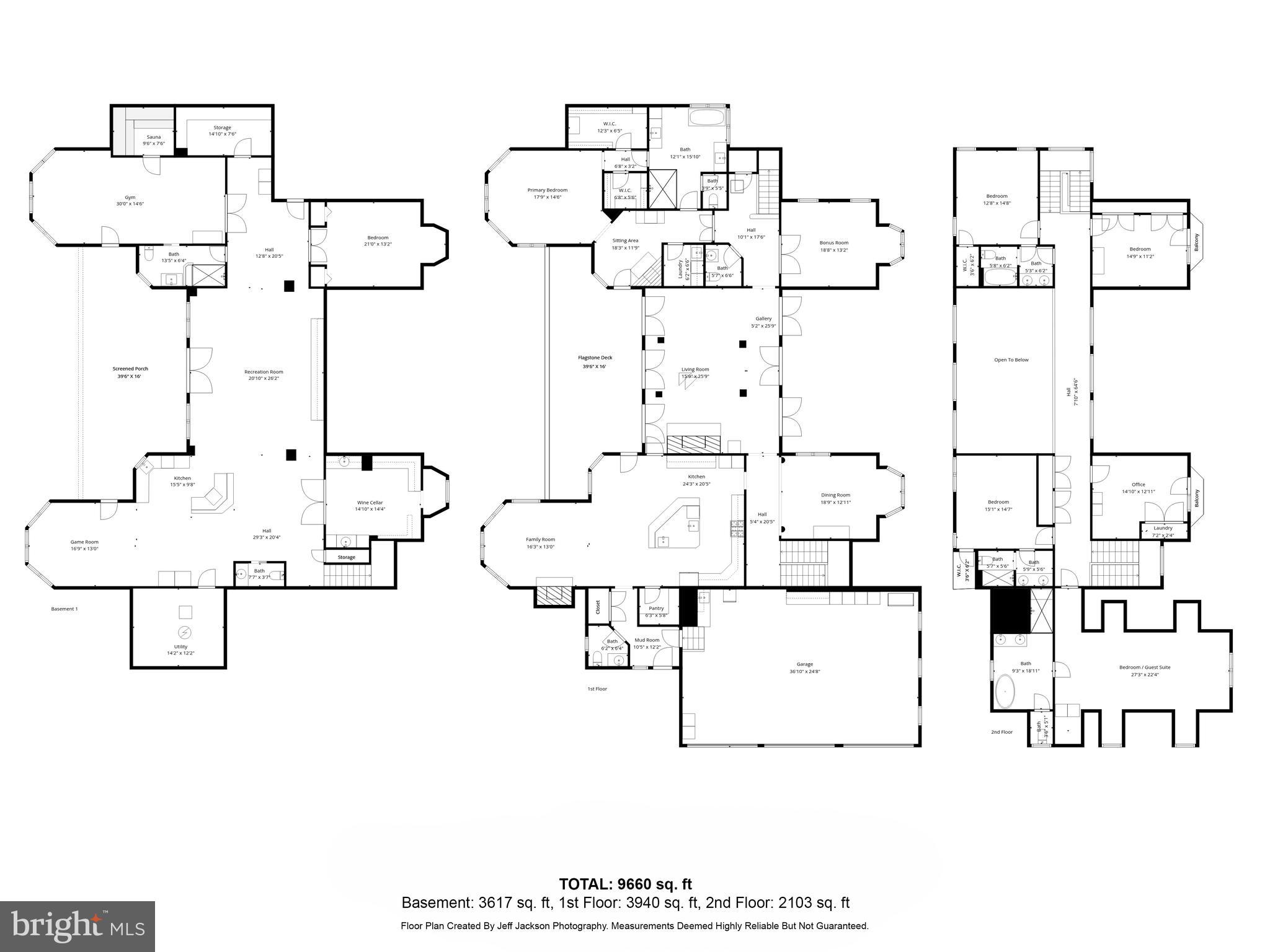 25 Gassaway Lane Edgewater, MD 21037 - Photo 122 of 125 FLOOR PLANS of all 3 levels of home