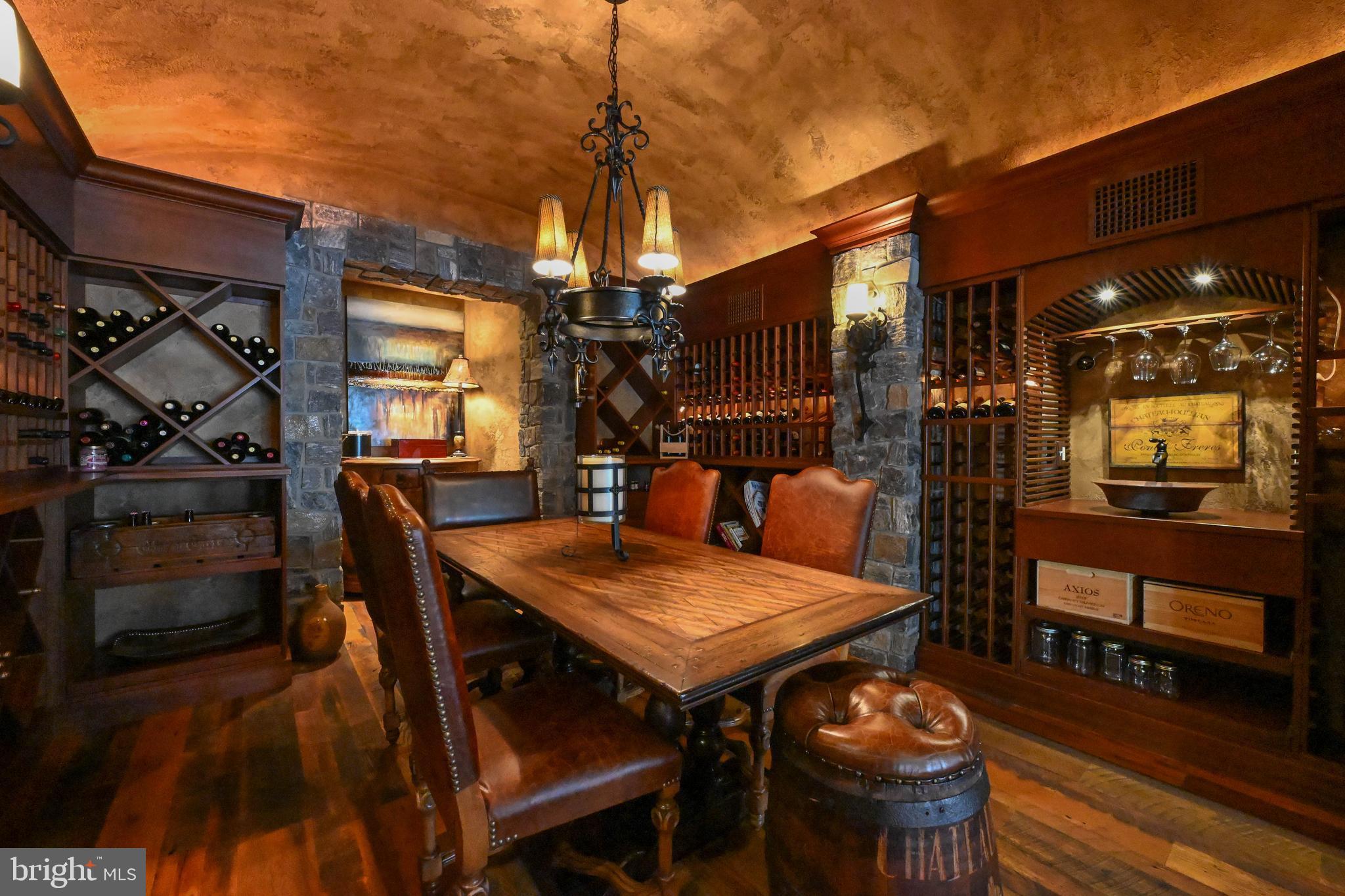 25 Gassaway Lane Edgewater, MD 21037 - Photo 79 of 125 Custom mahogany woodwork in WINE CELLAR