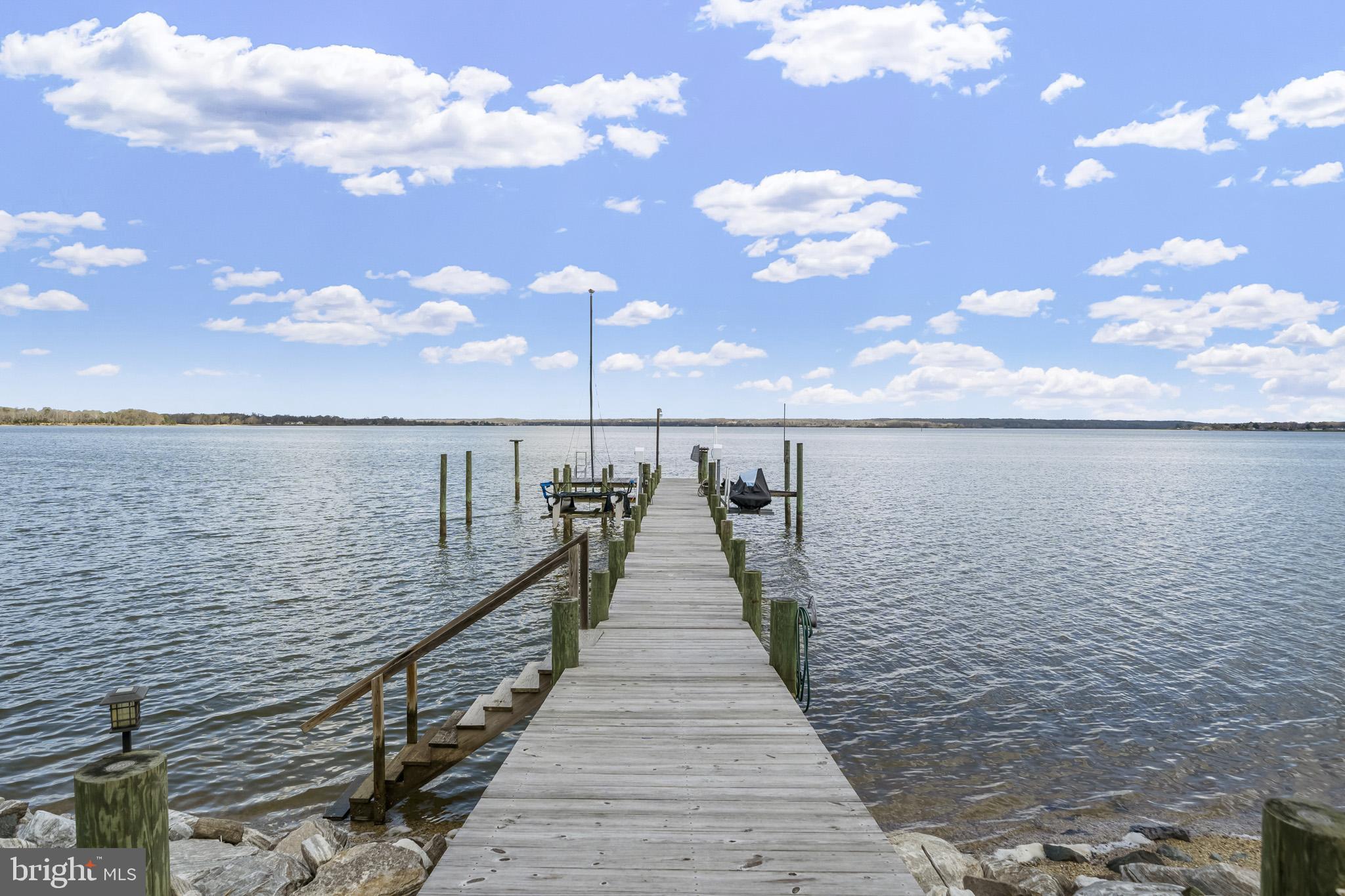 14078 River Road Newburg, MD 20664 - Photo 6 of 58 100' dock with steps into water & 3 lifts