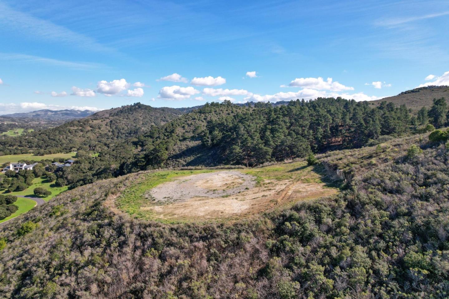 8282 Monterra Ranch Road Monterey, CA 93940 - Photo 19 of 34 a view of a yard with mountains in the background