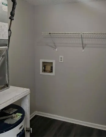 a room with storage and utility