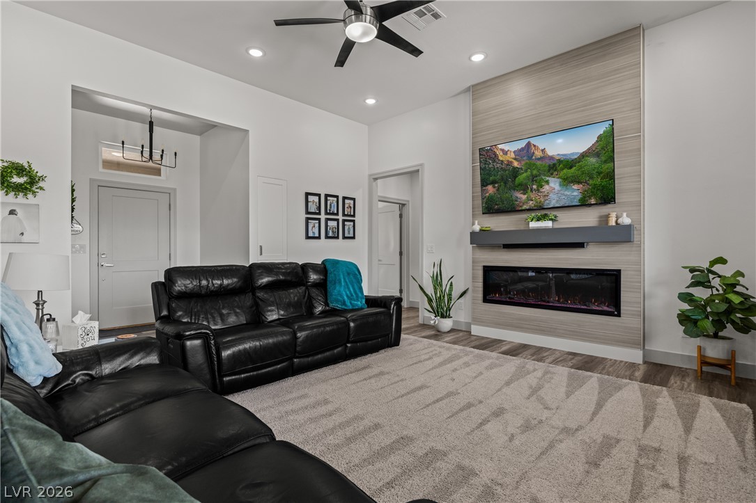 Experience comfortable living in this open-concept great room, perfect for gathering and relaxation.
