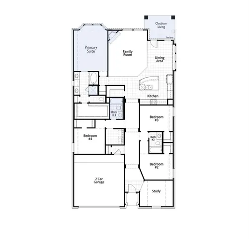 a picture of a floor plan