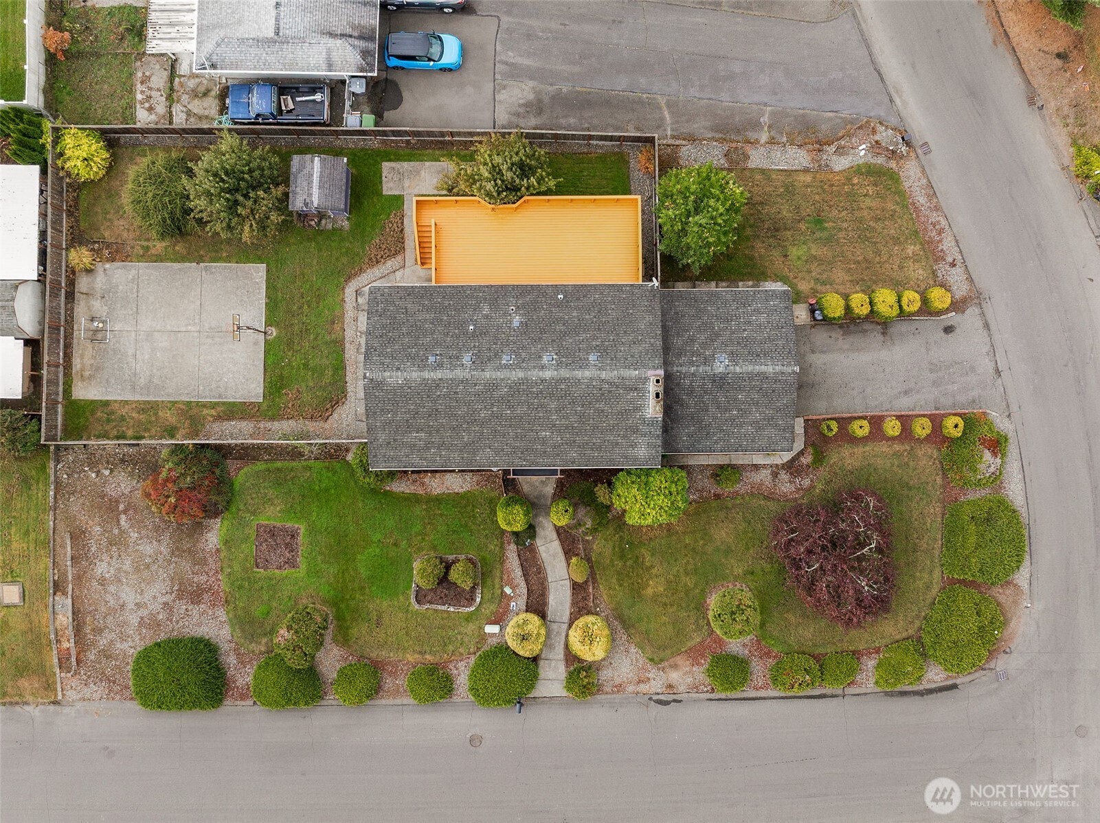 10014 108th Avenue Southwest Tacoma, WA 98498 - Photo 31 of 39 an aerial view of a house with a swimming pool
