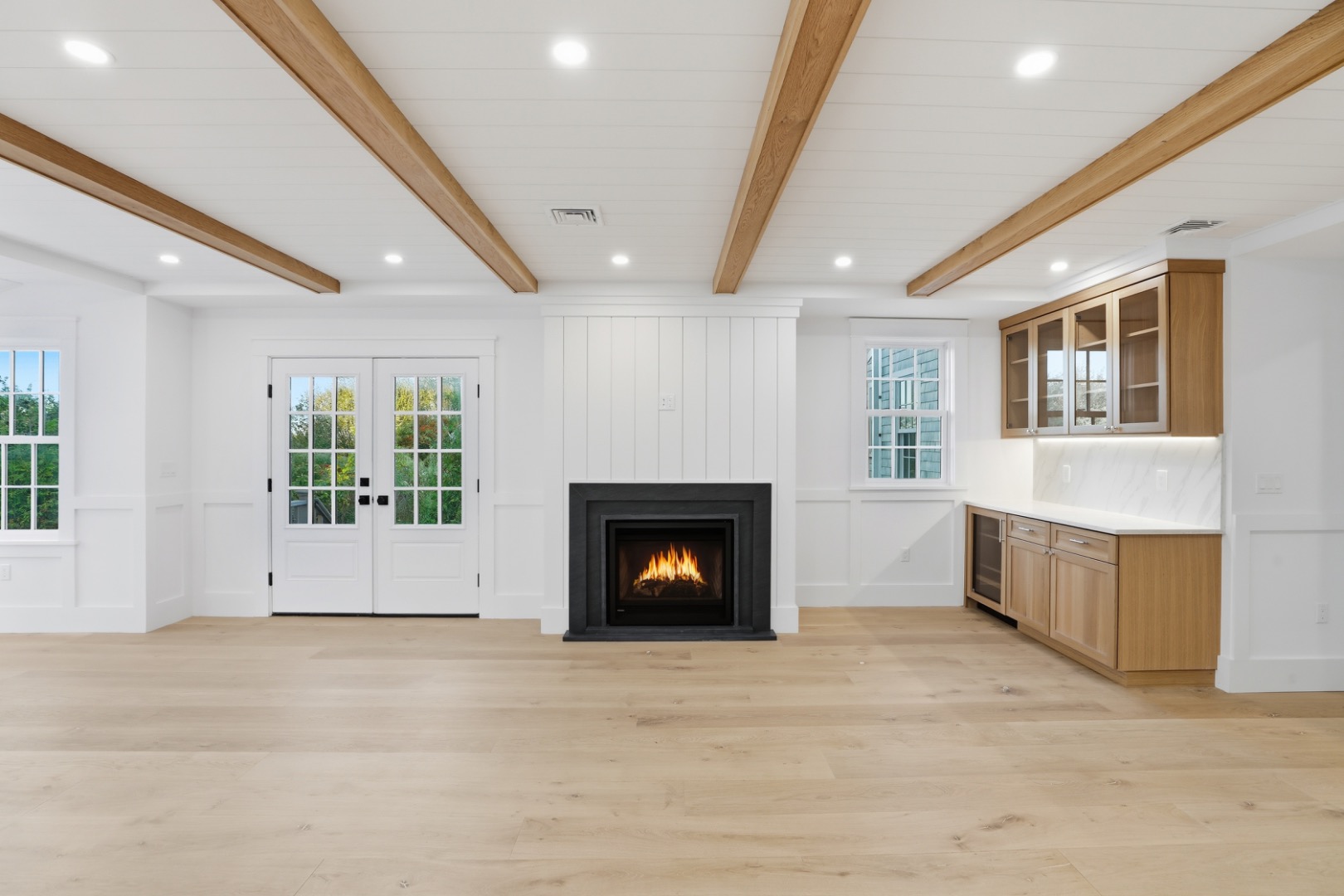 6 Mariner Way Nantucket, MA 02554 - Photo 9 of 31 a view of a livingroom with a fireplace and window