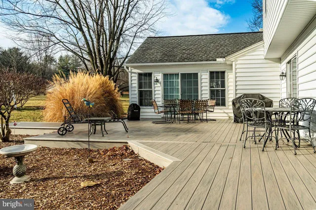 a view of a house with sitting area