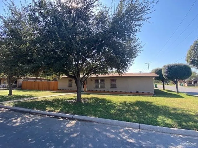 a backyard of a house