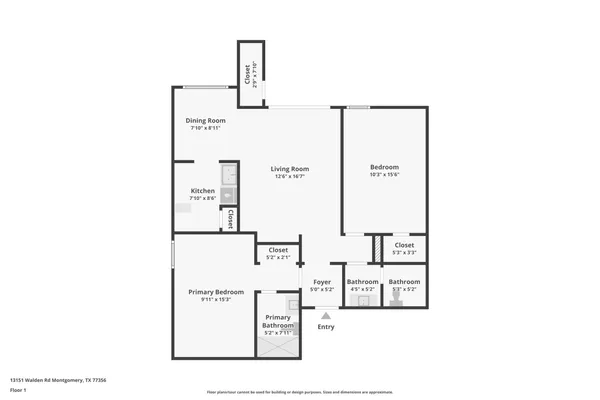 $1,450 | 13151 Walden Road, Unit 206, Montgomery, TX 77356