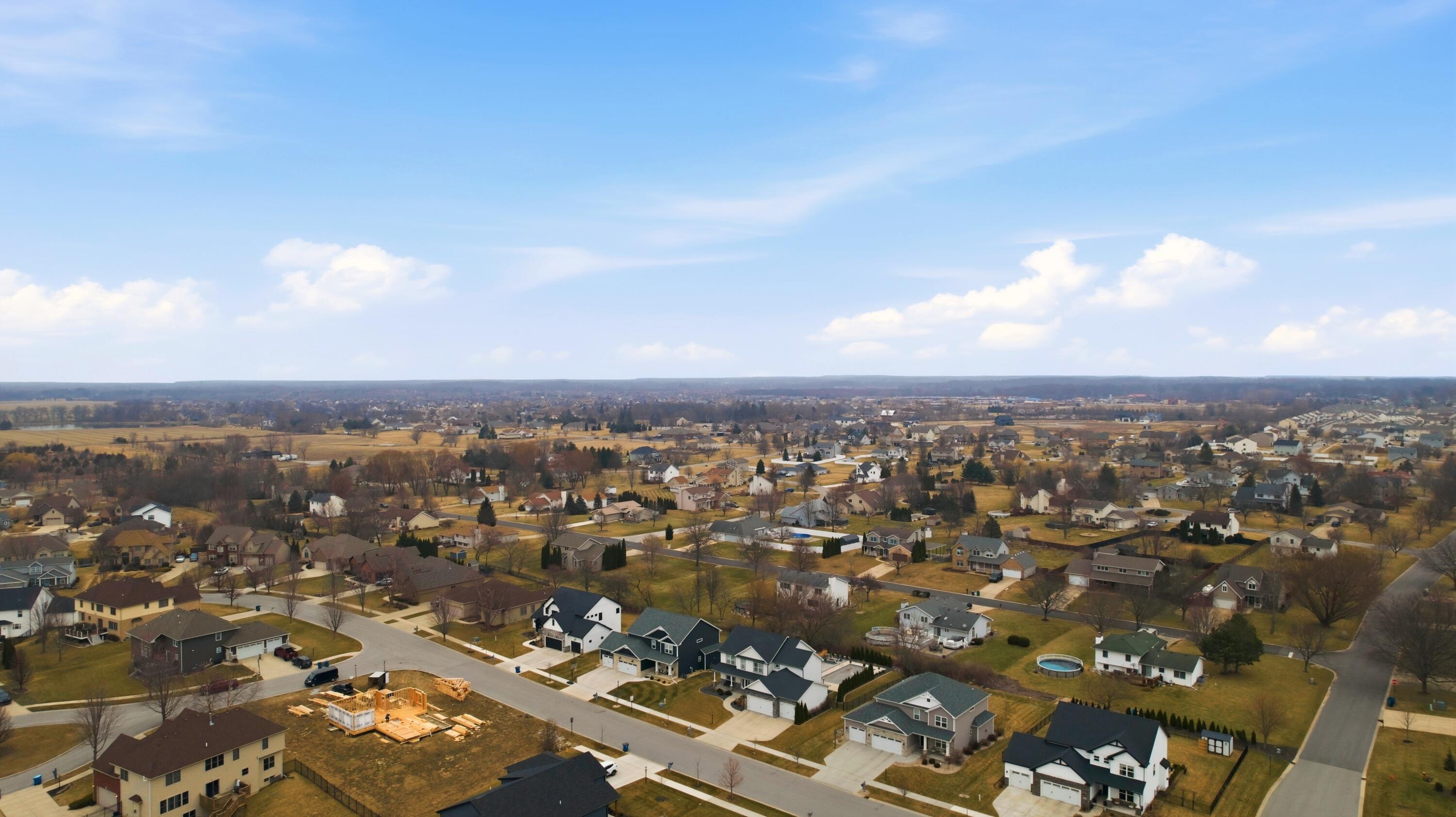 11200 Oak Ridge Court Crown Point, IN 46307 - Photo 43 of 43 an aerial view of multiple house