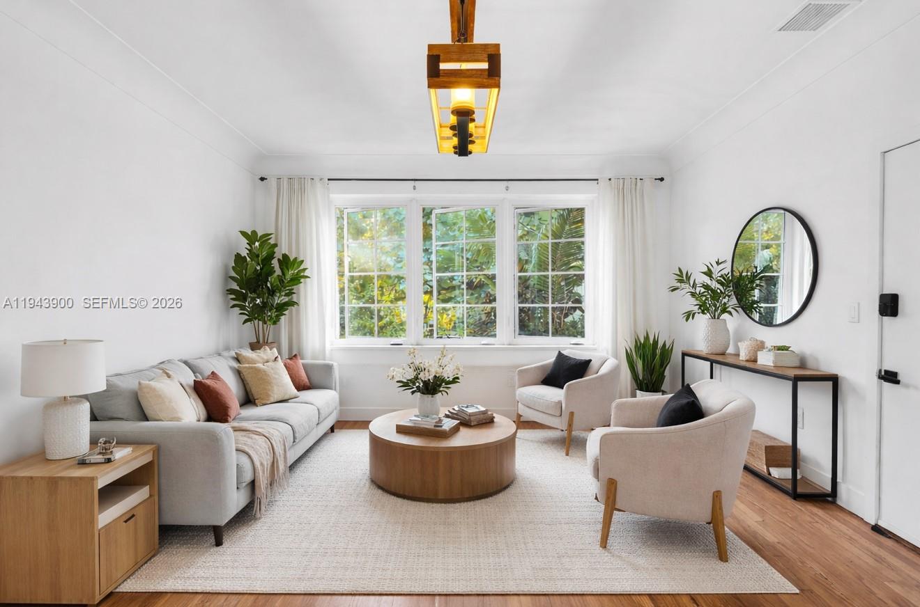 Virtually rendered furniture and decor