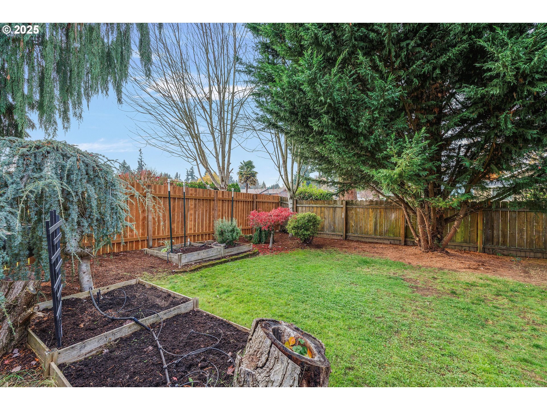 2389 F Street Hubbard, OR 97032 - Photo 27 of 34 a backyard of a house with table and chairs