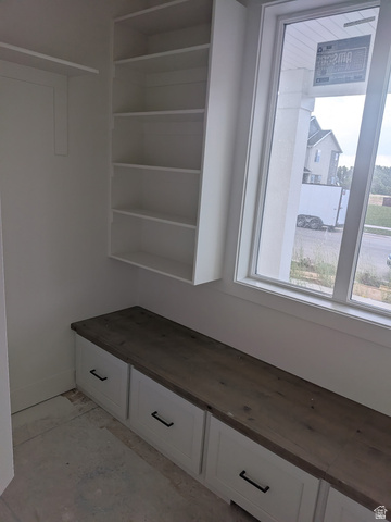 2771 West Aurora Avenue Mapleton, UT 84664 - Photo 18 of 39 Built-in storage bench with wood-finish top and three drawers