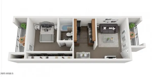 $865 | 6201 West Olive Avenue, Unit A2, Glendale, AZ 85302