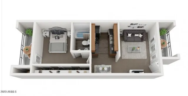 $845 | 6201 West Olive Avenue, Unit A2, Glendale, AZ 85302