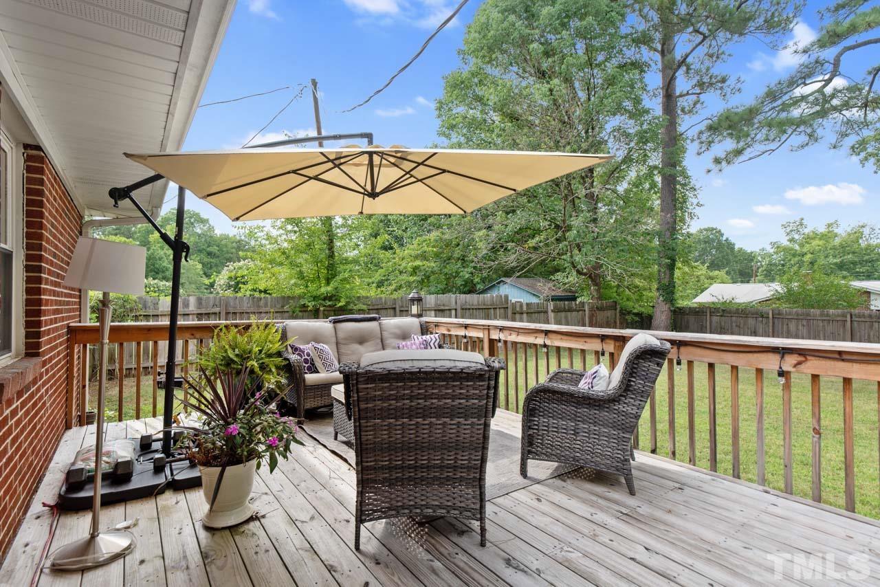 2702 Richwood Road Durham, NC 27705 - Photo 20 of 31 a view of a two chairs on the roof deck
