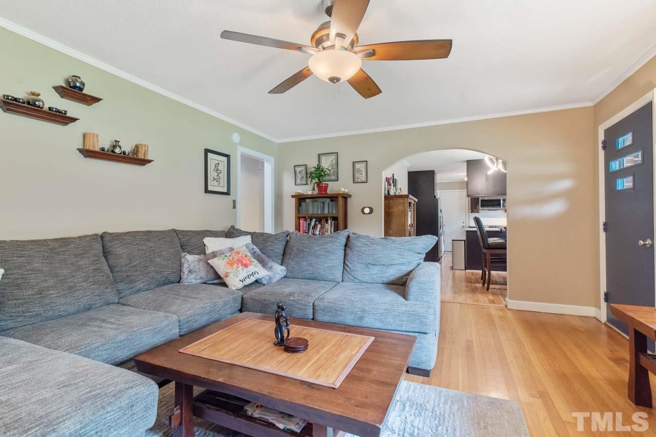2702 Richwood Road Durham, NC 27705 - Photo 2 of 31 a living room with furniture and a wooden floor
