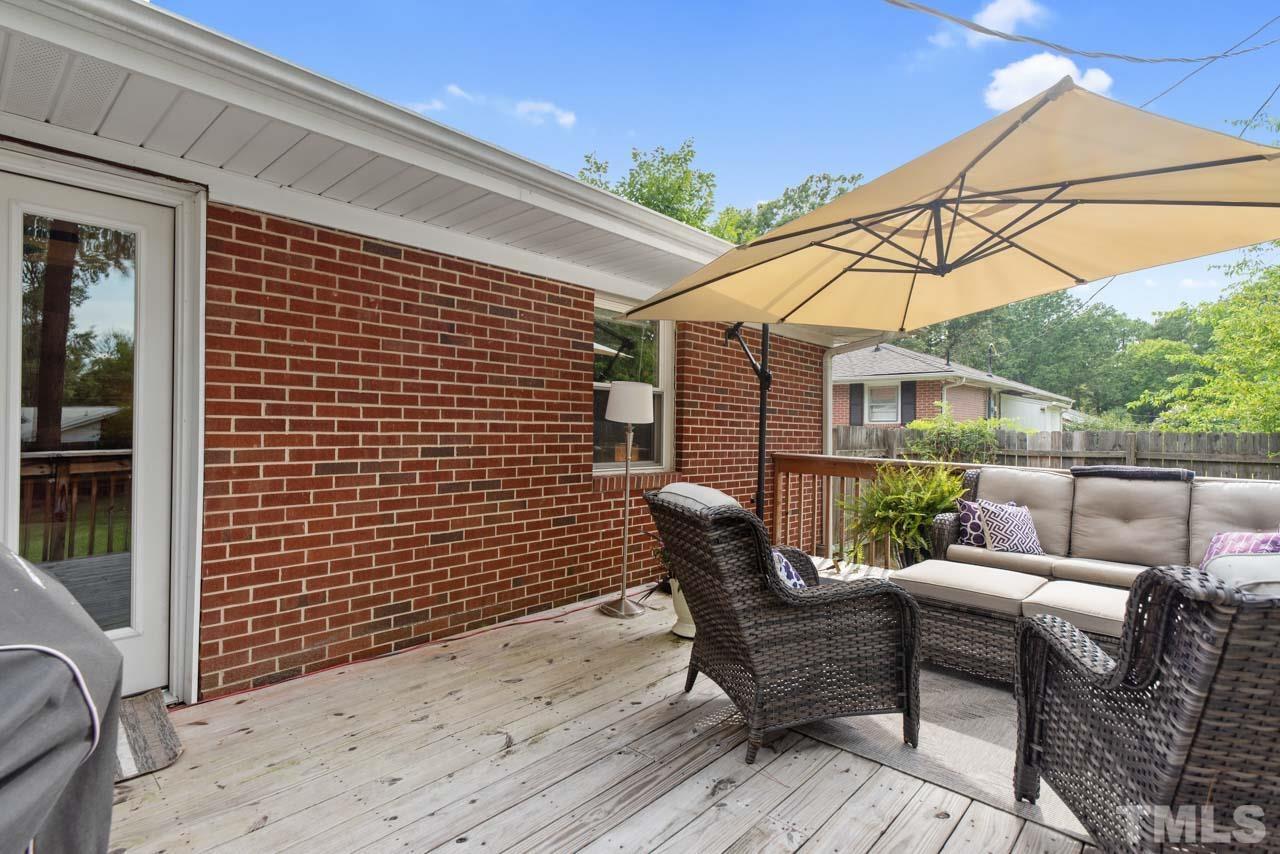 2702 Richwood Road Durham, NC 27705 - Photo 21 of 31 a outdoor living space with furniture