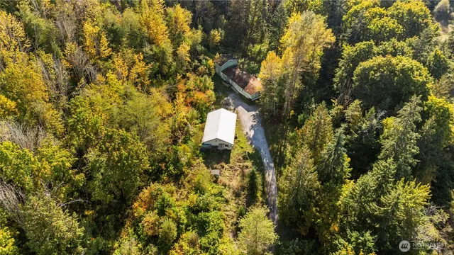 a backyard of a house