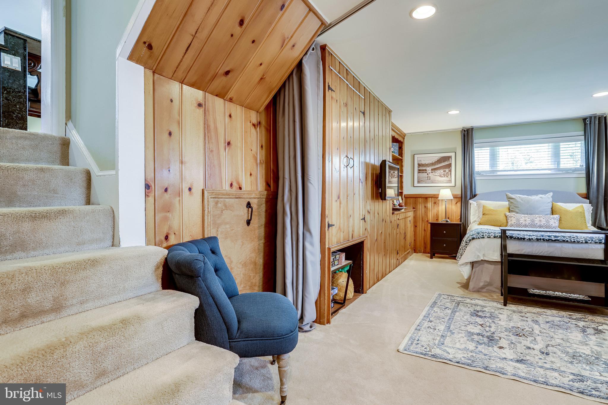 6904 Inverness Drive Springfield, VA 22150 - Photo 16 of 54 Check Behind the Panel for Crawlspace Storage