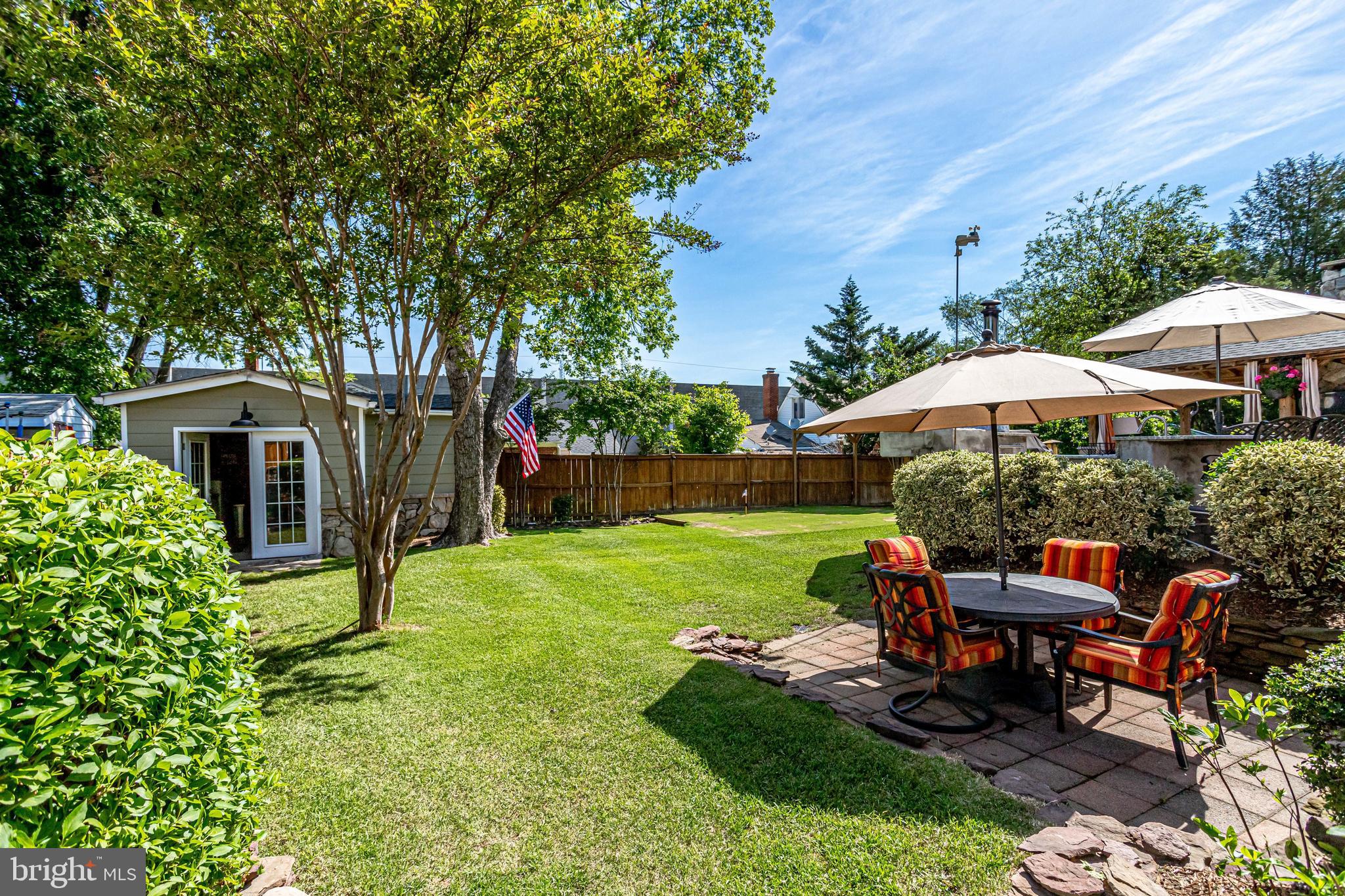 6904 Inverness Drive Springfield, VA 22150 - Photo 33 of 54 Fully Fenced in Yard with Zoysia Grass