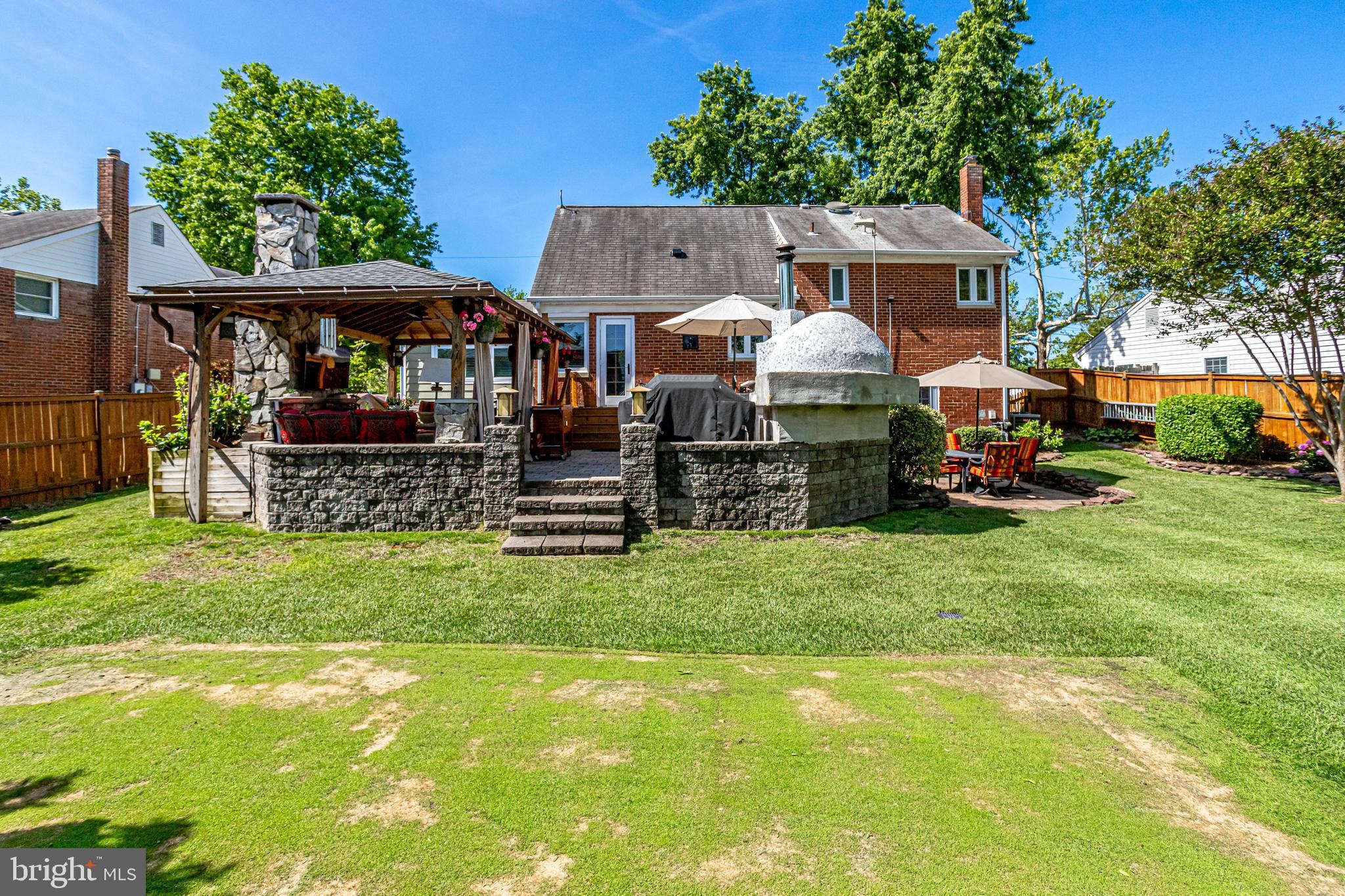 6904 Inverness Drive Springfield, VA 22150 - Photo 37 of 54 Outdoor Kitchen with Sink, Storage, and Prep Space