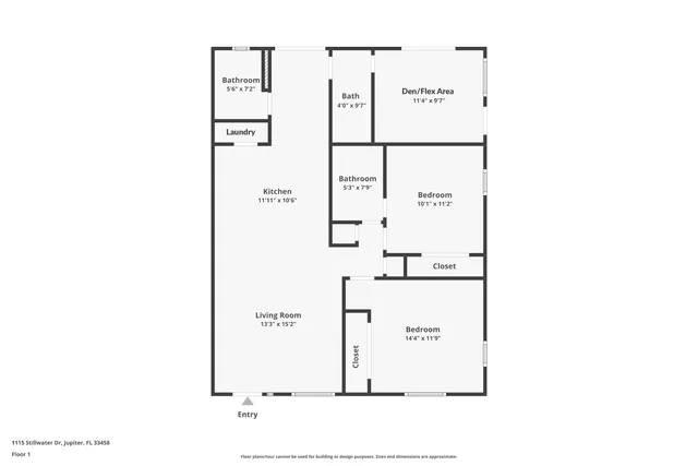 $450,000 | 1115 Stillwater Drive, Jupiter, FL 33458
