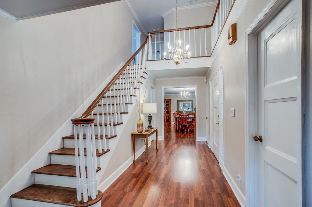 2052 Ridgecrest Circle Dickson, TN 37055 - Photo 3 of 30 Beautiful wood staircase with overlooking balcony.