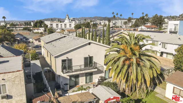 a view of a house with a ocean view