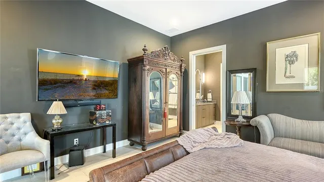 a room with furniture and a window