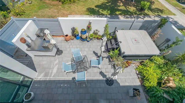 a view of a street sign