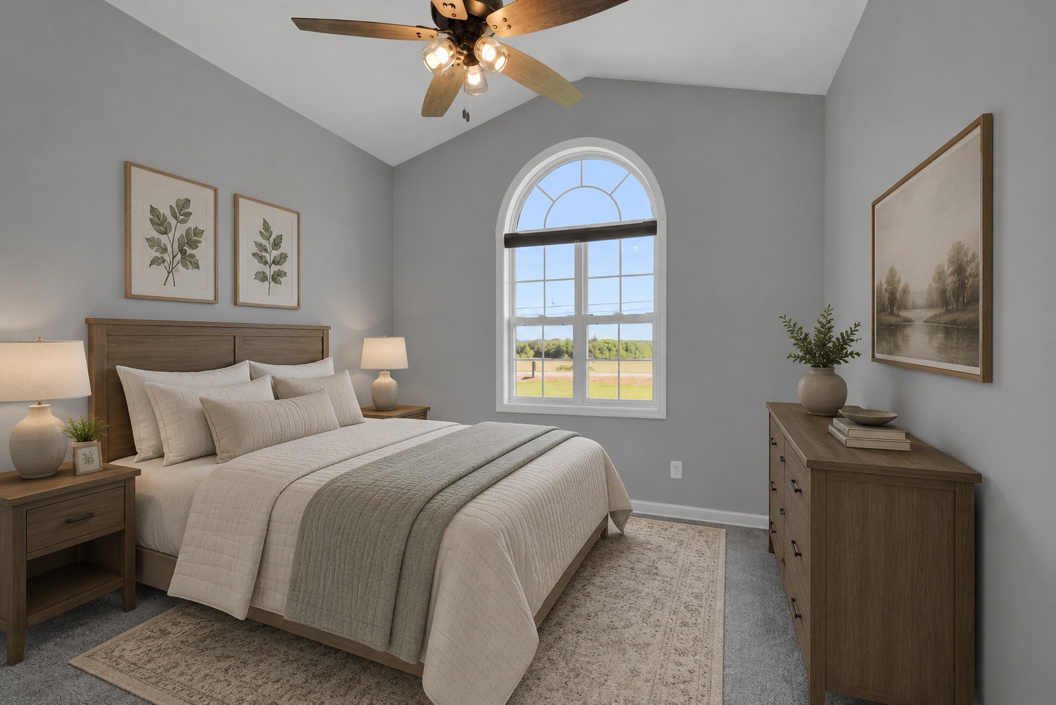 3896 Lynchburg Road Winchester, TN 37398 - Photo 31 of 57 a bedroom with a bed and a chandelier