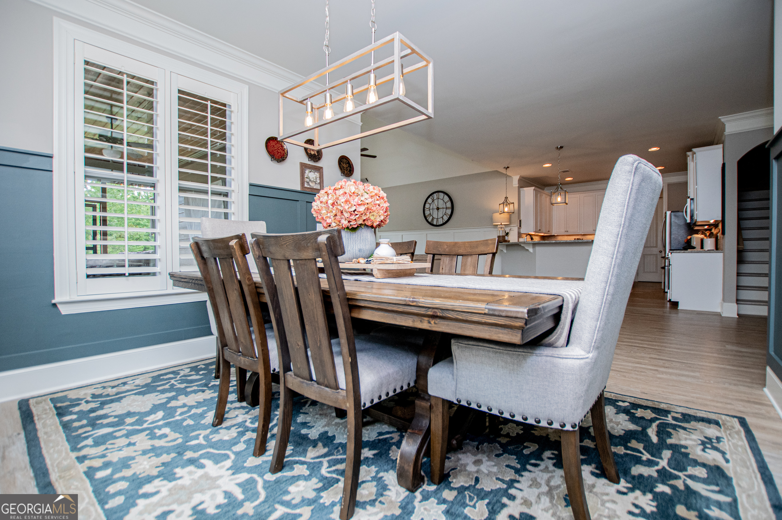 216 Yorkshire Lane Villa Rica, GA 30180 - Photo 11 of 94 a view of a dining room with furniture and wooden floor