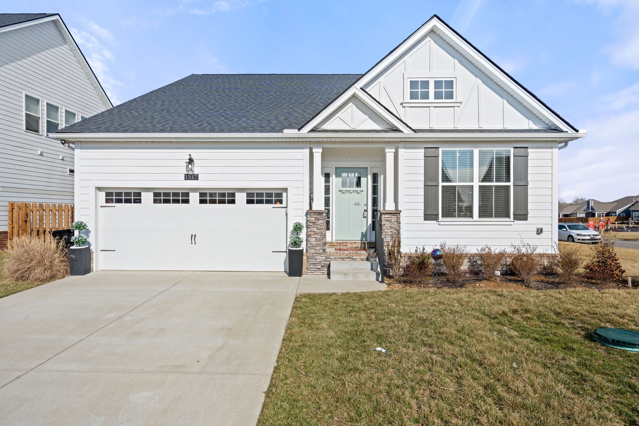 1517 Allwood Avenue Murfreesboro, TN 37128 - Photo 1 of 46 a front view of a house with a yard