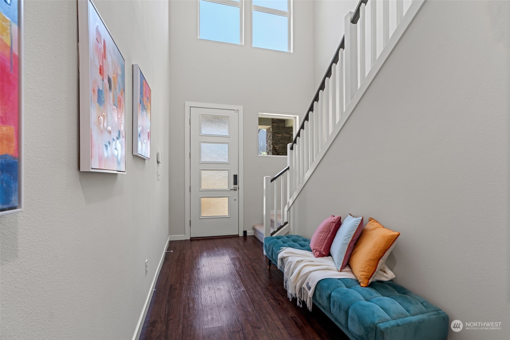 22622 41st Drive Southeast Bothell, WA 98021 - Photo 7 of 34 a living room with furniture and a stairs