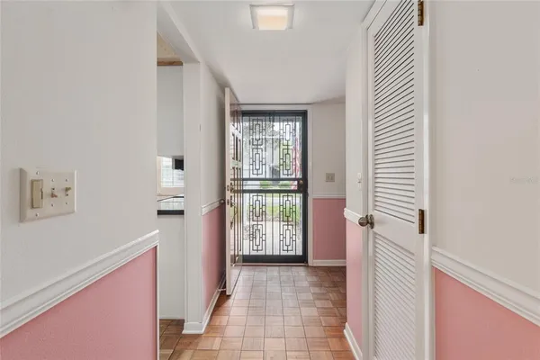 a view of an entryway with staircase